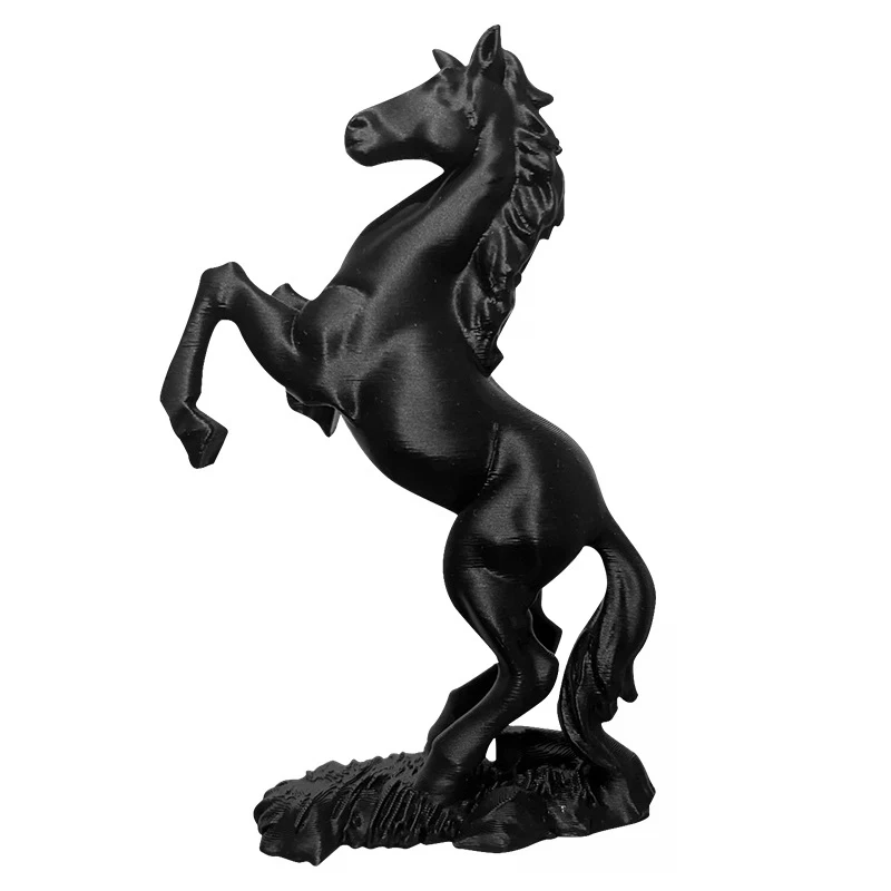 3D Printing Mockup - 3D-gedruckte Pegasus-Skulptur, Pferdejahr-Ornament, Pferdestatue, modernes Tierkunst-Dekor,