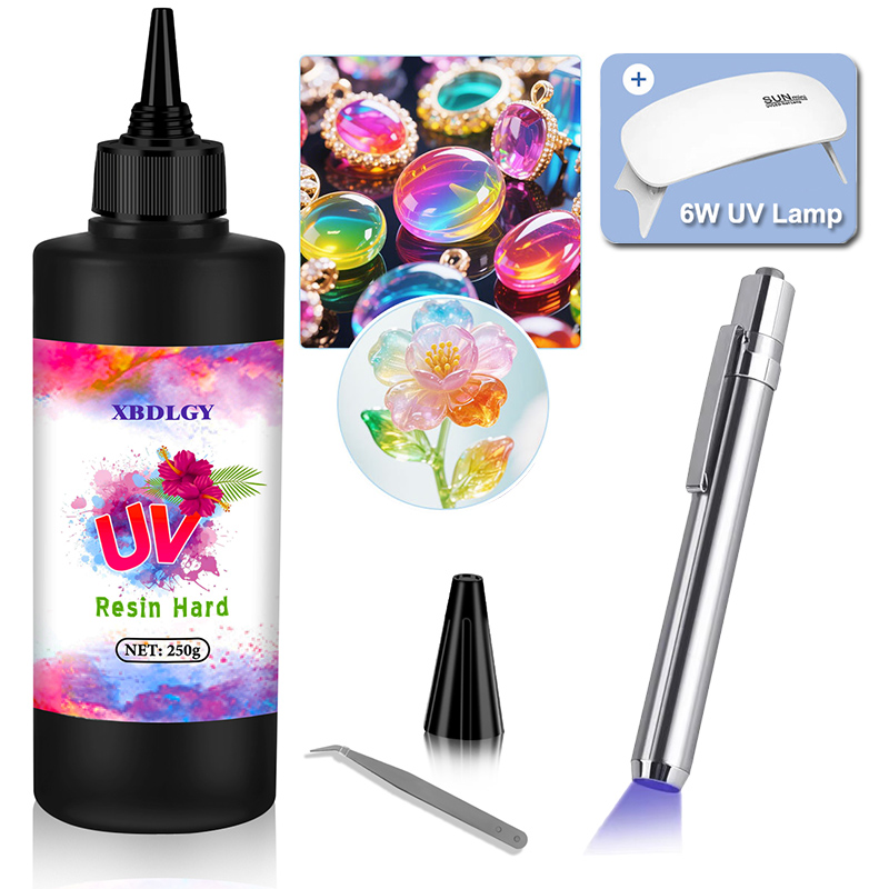 Resin Curing Station - 200 g/250 g/500 g UV-Harz-Hartkleber für