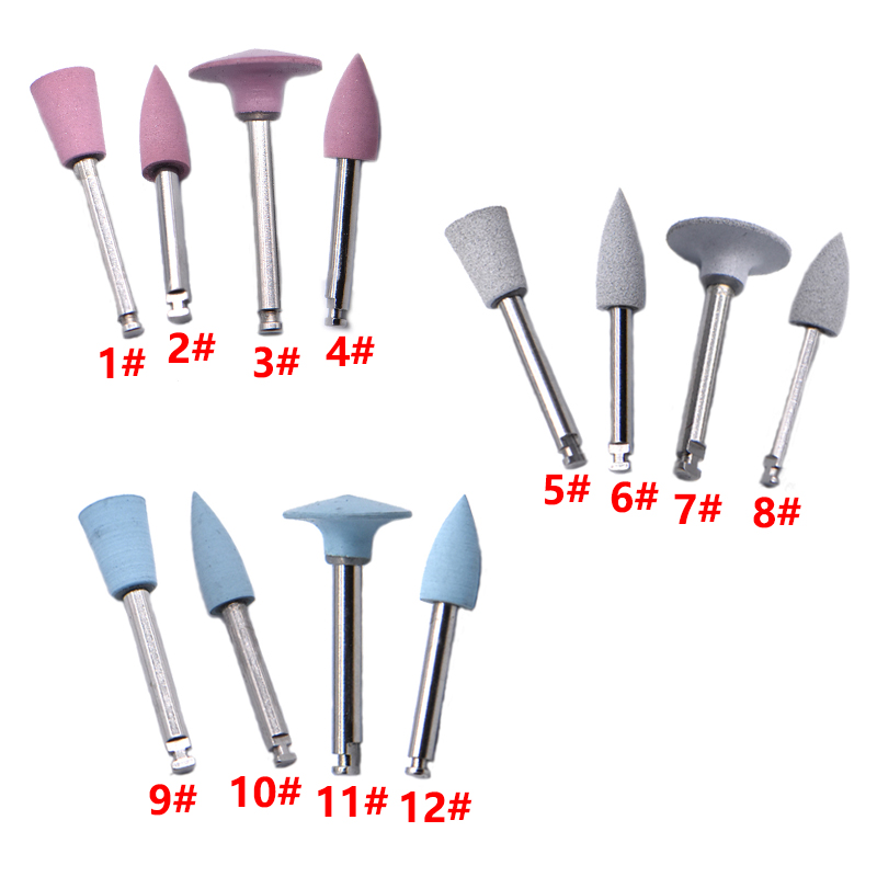 Resin Curing Station - 4PCS Zahnmedizin Gummi Schleifen Kopf Zähne