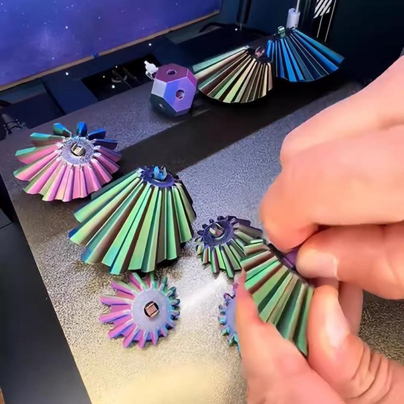 3D Printing Gears - Gear Ball 3D-Gedruckter Drehball-Würfel Fidget-Spielzeug Kugel-Fidget-Schreibtischspielzeug