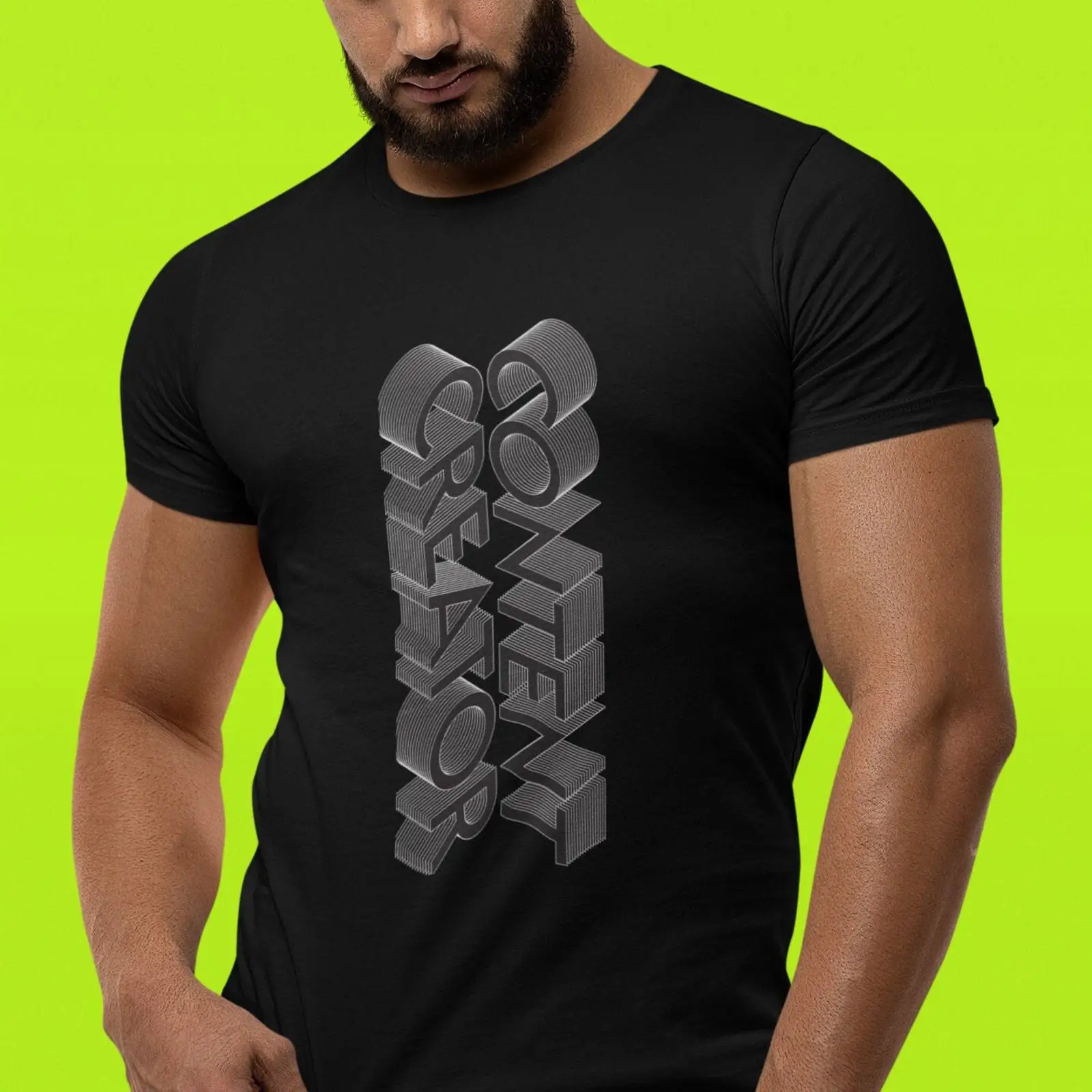 3D Printing Youtubers - Content Creator 3D-Typografie T-Shirt für Influencer,