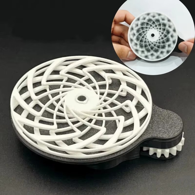 3D Printing Gears - 3D-gedrucktes dynamisches Dekompressionsspielzeug, Spirale, ABS, psychedelische