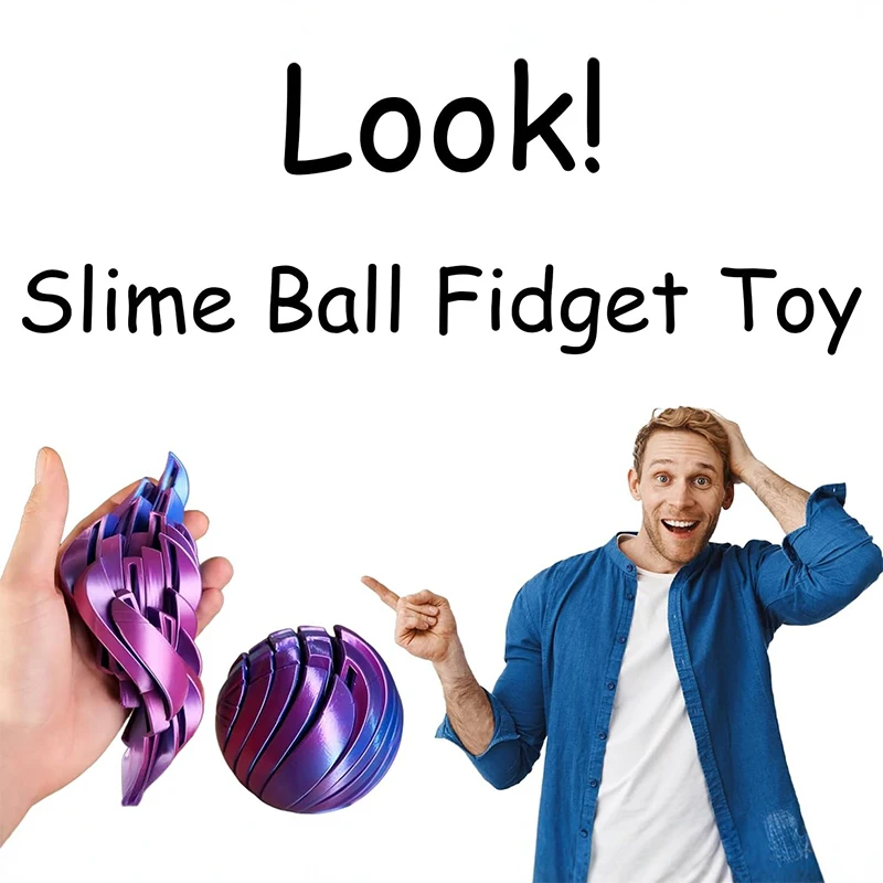 3D Printing Gears - 3D-gedruckter Schleimball, Zappelspielzeug, Twistsphere Gear Design,