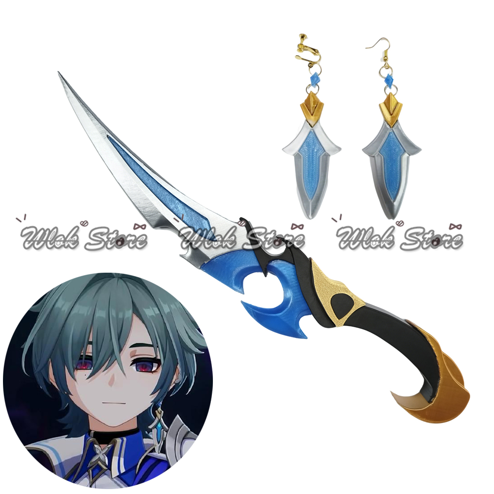 3D Printing Earrings - Genshin Impact Lohen Cosplay 3D-gedruckte Requisiten