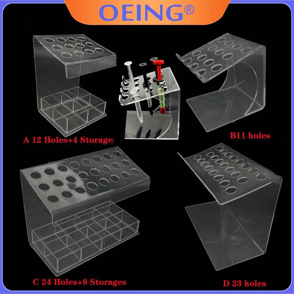 Resin Curing Station - Dental Komposit Halter Spritze Acryl Organizer