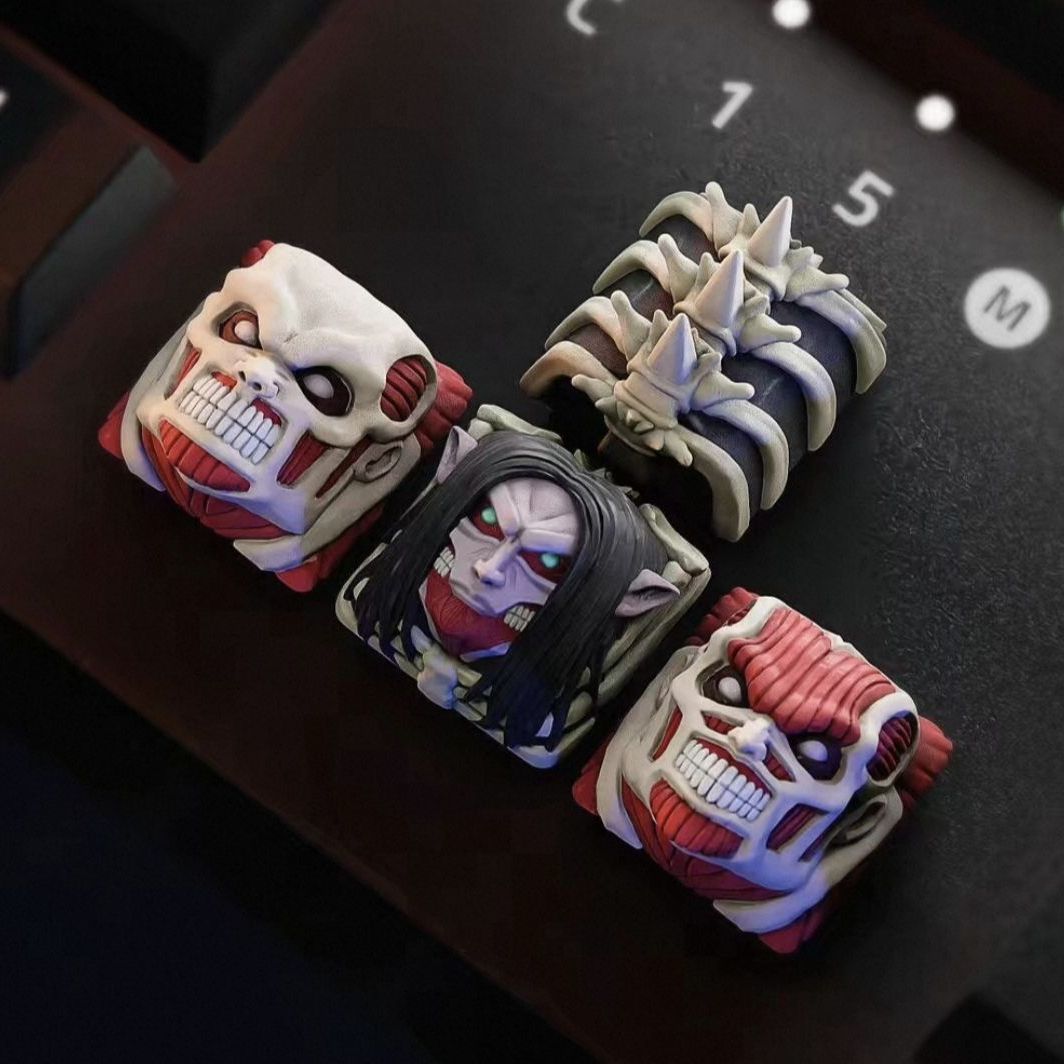 3D Printing Keycaps - NEUES Attack on Titan Co-Branded-Tastenkappenset mit