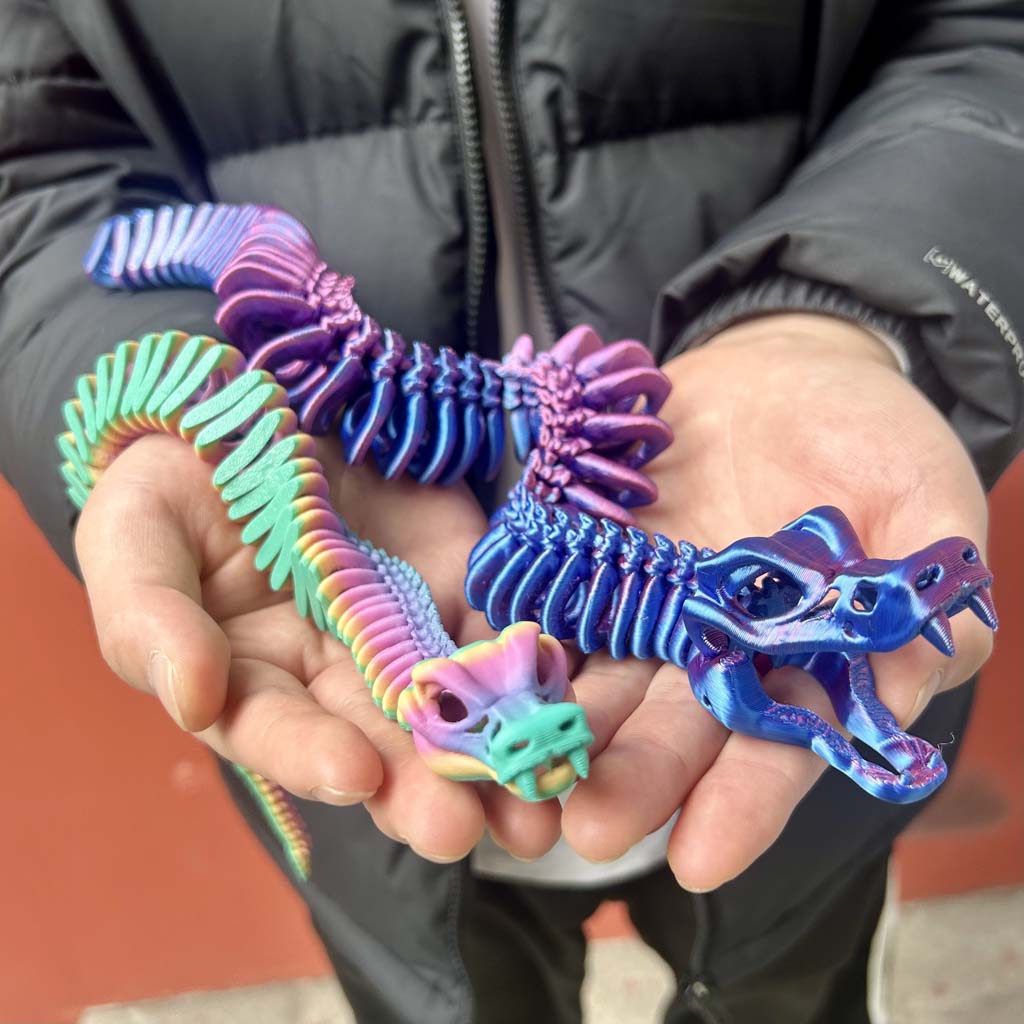 3D-gedruckte JOINT SNAKE-Statu – 3D Printing Mockup Bewertung und Preis