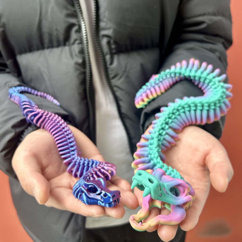 3D-gedruckte JOINT SNAKE-Statu – 3D Printing Mockup Bewertung und Preis