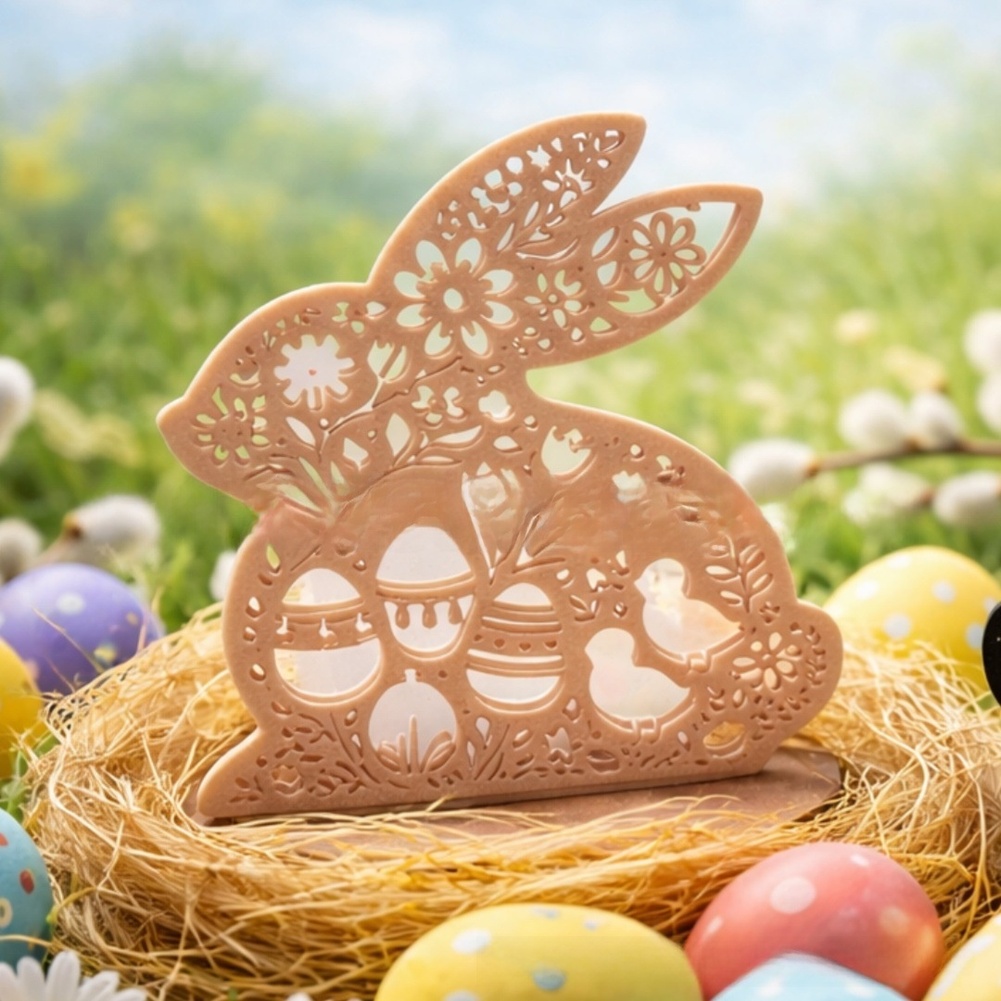 Blumiger Osterhase 3D-Gedruckt – 3D Printing Construction Bewertung und Preis