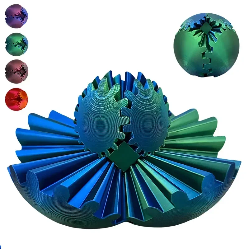 3D-gedruckter Gear Ball Spin B – 3D Printing Gears Bewertung und Preis