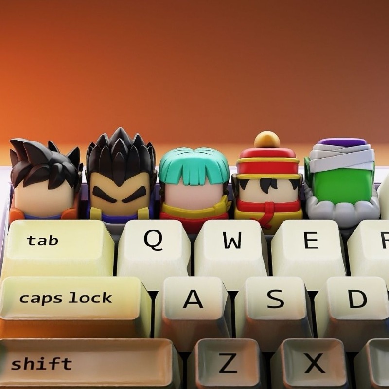 Neue Anime-Tastenkappen, Hochw – 3D Printing Keycaps Bewertung und Preis