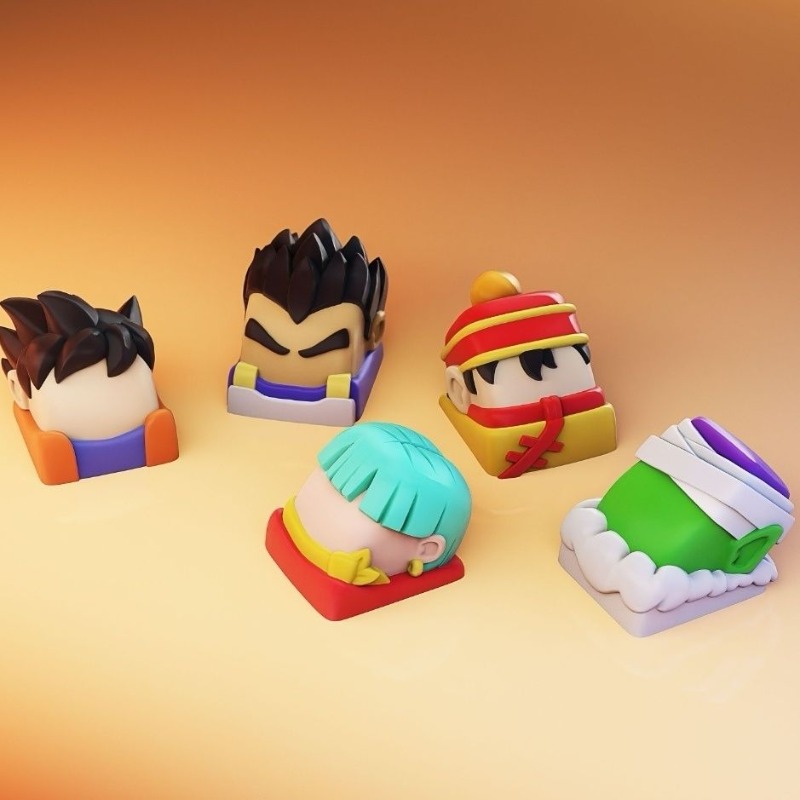 Neue Anime-Tastenkappen, Hochw – 3D Printing Keycaps Bewertung und Preis