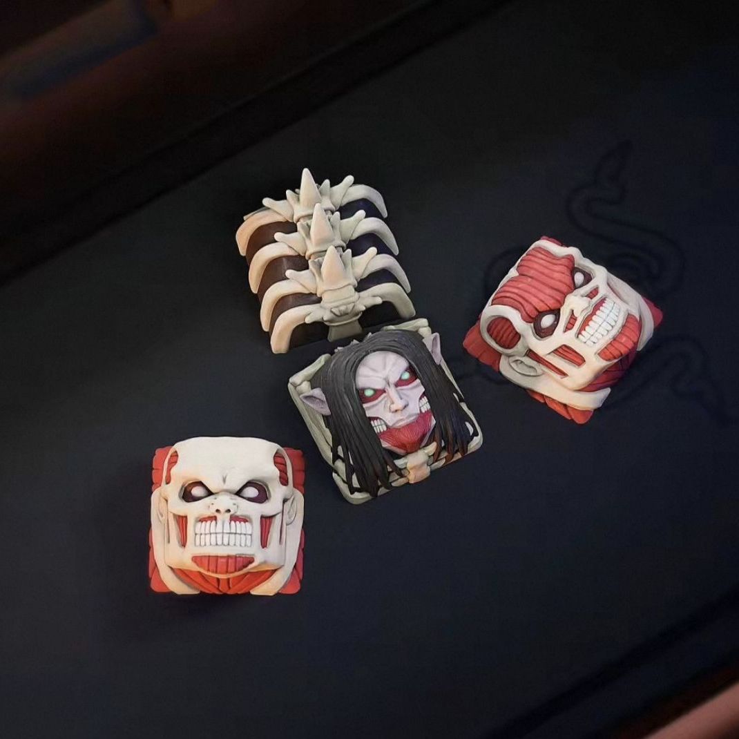 NEUES Attack on Titan Co-Brand – 3D Printing Keycaps Bewertung und Preis