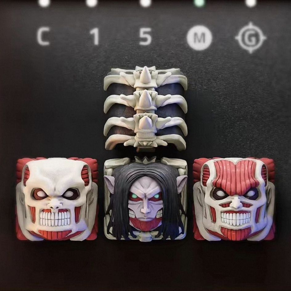NEUES Attack on Titan Co-Brand – 3D Printing Keycaps Bewertung und Preis