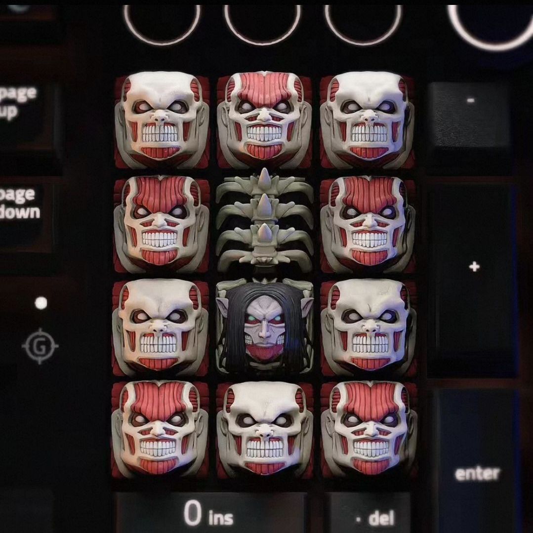 NEUES Attack on Titan Co-Brand – 3D Printing Keycaps Bewertung und Preis