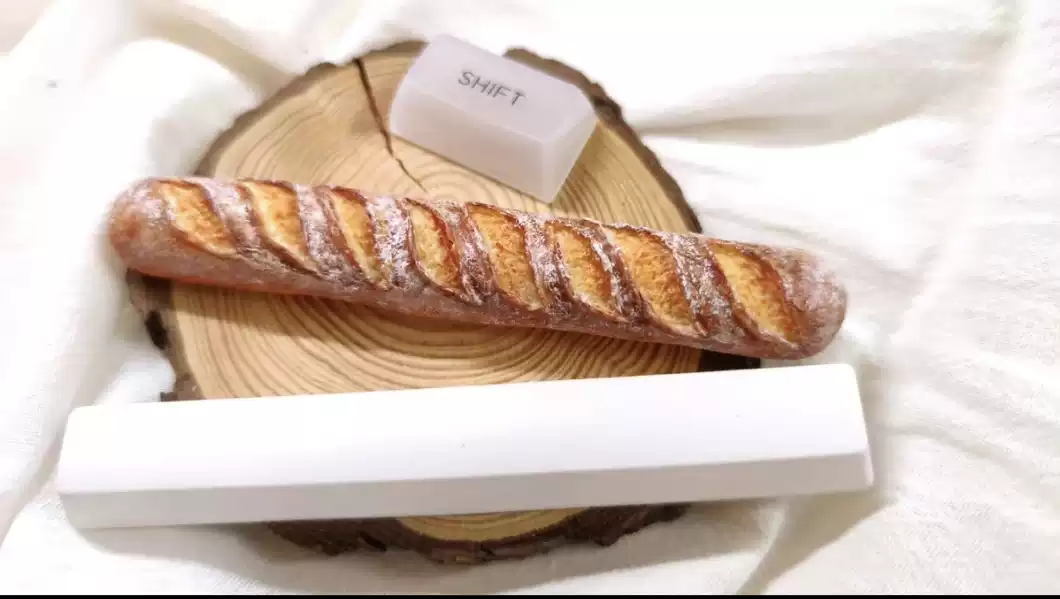 Baguette Food Artisan Spacebar – 3D Printing Keycaps Bewertung und Preis