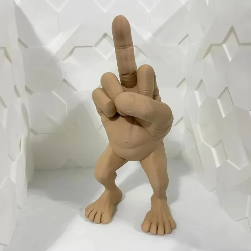 Mittelfinger-Desktop-Dekoratio – 3D Printing Construction Bewertung und Preis
