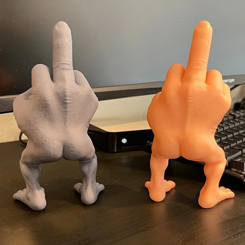 Mittelfinger-Desktop-Dekoratio – 3D Printing Construction Bewertung und Preis